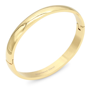 Bracciale da Uomo in Acciaio Inossidabile Placcato Oro 8mm BS604 Prodotto in Cina - Product Image 3