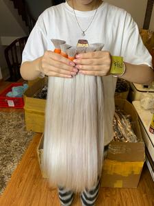 Extensions de cheveux humains Cheveux slaves Russie Couleur Cheveux lisses soyeux 613C avec prix de gros meilleure qualité - Product Image 2