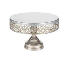 Modern <b>Vintage</b> Round <b>Cake</b> <b>Stand</b> with Black Color Metal Server for Decor Factory Direct From Manufacturer - Product Image 5