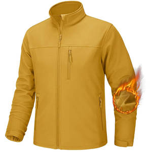 Veste légère pour homme homme veste 2026 gros personnalisé broderie Logo étanche fermeture éclair Softshell veste Polyester manteaux - Product Image 1