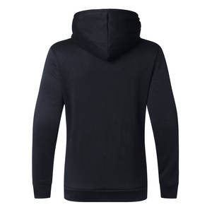 Sudadera con capucha de algodón polar de 360G para hombre Básicos de invierno con bolsillos con cremallera personalizados bordados/teñidos lisos y cuello con capucha - Product Image 2