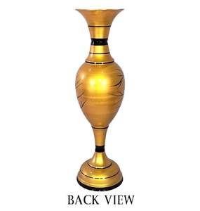 Jarrón Decorativo Vintage de Aluminio, Jarrones Ornamentales Clásicos para Dormitorio, Sala de Estar, Oficina y Exhibición de Arte - Product Image 3