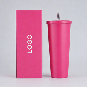 Vaso Térmico Personalizado al por Mayor con Tapa y Pajita, Taza Aislada de Acero Inoxidable para Regalos y Eventos de Profesores - Product Image 1