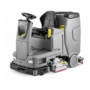 Nettoyeur-sécheur de sols professionnel à batterie, capacité 110 litres, machine de nettoyage industrielle - Product Image 1