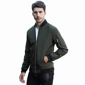 Top Premium Quality OEM/ODM Unisex Custom Design Plus Size Zipper Softshell Men's Letterman Bomber Jackets - Product Image 4
