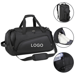 Venta caliente logotipo personalizado impermeable deportes al aire libre bolsa de lona multifuncional hombres y mujeres Fitness mochila de viaje - Product Image 1