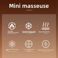 Compresse chaude et froide, appareil de beauté électronique pour la maison, masseur facial, micro-courant, raclage électrique, massage du cou, massage plus serré