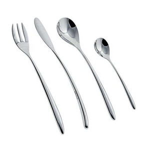 Vente chaude Écologique Couteau Fourchette Cuillère Argent Miroir Poli Argenterie Cadeau service ensemble métal décoratif Couverts Ensemble - Product Image 6