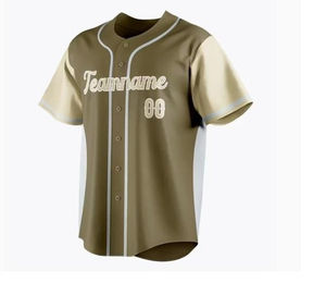 Diseño personalizado de alta calidad bordado carta sublimación béisbol Softball camisa cuello en V hombres equipo nombre béisbol Jersey - Product Image 4