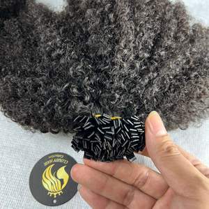 100% Extensión de cabello natural virgen y vietnamita de la Mejor calidad | Extensión de cabello humano de punta plana - Product Image 4