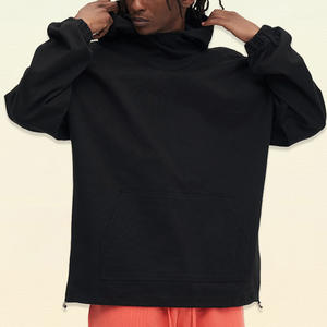 Sudadera con Capucha de Cuello Alto para Parejas, Fabricada en Fábrica, Sudadera Holgada Unisex para Hombre y Mujer - Product Image 3