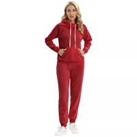 Ensemble de survêtement vintage 2 pièces pour femme : hauts courts en dentelle à manches longues et pantalon de jogging brodé à motifs