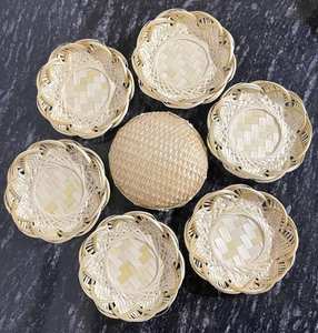 Bandeja premium de bambú natural hecha a mano para servir comida, bebidas y aperitivos - Product Image 6