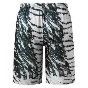 Shorts de sport décontractés pour hommes avec logo personnalisé OEM, sublimation, taille élastique, séchage rapide, été, faible MOQ - Product Image 2