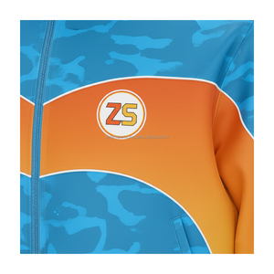 Ensemble coupe-vent haut de gamme 120 GSM Polyester tissu respirant résistant à l'eau bleu Orange jaune panneaux ensembles coupe-vent grande taille - Product Image 6