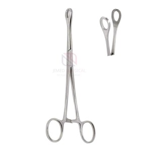 Pinzas para sujetar esponjas Foerster de 24 cm, herramienta quirúrgica de acero inoxidable, operación manual, grado hospitalario - Product Image 3