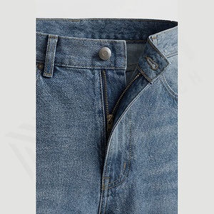 Pantalones Vaqueros Holgados y Rectos de Moda para Hombre, Pantalones Casuales de Mezclilla Personalizados al por Mayor - Product Image 4