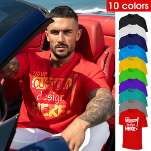 Accessoires vestimentaires, t-shirt basique pour homme, coton/polyester, impression personnalisée, logo personnalisé, motif à carreaux, écologique, haute qualité - Product Image 2