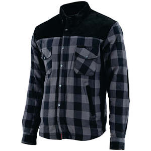 2025 New Arrival High Quality Breathable Windproof -Lined <b>Lumberjack</b> Flannel Motorcycle <b>Jacket</b> Custom Logo Position Unisex - Product Image 5
