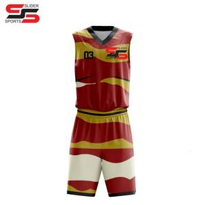 Vente directe d'usine-uniformes de basket-ball OEM uniques nouveaux ensembles de shorts de conception imprimés Technics Logo XS taille à bas prix en gros - Product Image 4