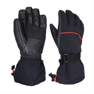 La mejor tarifa Guantes de invierno de alta calidad duradera para hombres Guantes de esquí impermeables a prueba de viento Cuero de alta calidad Cálido para la nieve del invierno - Product Image 5
