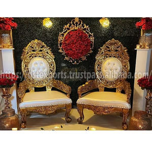 Sillas de pareja Maharaja Look para boda DST Exports Venta caliente musulmán elegante cómodo indio Mariges muebles precio de fábrica - Product Image 2
