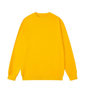 เสื้อสเวตเตอร์ของผู้ชายผ้าคอตตอนแท้ทรงหลวมคอตตอนแท้คอตก300ก. ออกแบบได้ตามต้องการ - Product Image 5