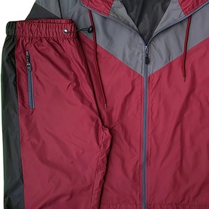 Chándal de nailon cortavientos de color personalizado para hombre, ropa deportiva activa, chaquetas y pantalones cortos, conjuntos de dos piezas para correr a la venta - Product Image 5
