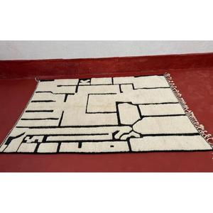 Alfombras marroquíes hechas a mano de lana, auténticas alfombras bereberes, lana natural, artesanía, personalizables en tamaño y colores, alta calidad - Product Image 3