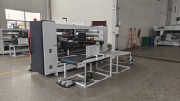 Machine à plier et à coller automatique CHENGTENG avec option de colle froide pour le pliage et la collage du fond en carton ondulé