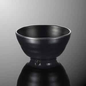 Modern Black Decorative Bowl <b>Matte</b> Finish Elegant Centerpiece Tray for <b>Table</b> Kitchen Dining Room or Minimalist Home Decor - Product Image 1