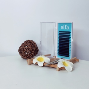 ขนตาปลอมสำหรับปาร์ตี้ฮาโลวีนความหนา0.10มม. D 0.15มม. 8-15ขนตาปลอมธรรมชาติสีฟ้าผลิตในเวียดนาม - Product Image 2