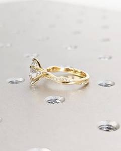 Bijoux fins Style classique 18K or pur coupe ovale laboratoire diamant Style Vintage bandes torsadées anneaux de mariage de luxe bijoux de déclaration - Product Image 3