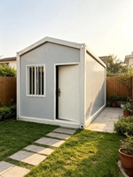 Maison conteneur modulaire de luxe à toit en pente, style moderne, démontable et portable, de 10/20 pieds, à assembler
