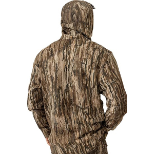 Sudaderas con capucha de camuflaje de inspiración táctica, gruesas, de corte holgado, estilo utilitario, para exteriores, invierno, uso casual. - Product Image 3