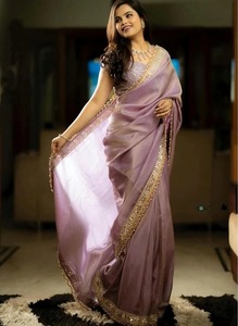 Bollywood indien meilleure vente tissu soie superbe fantaisie vêtements ethniques Saree à la mode exportation dernier chemisier de mariée exclusif - Product Image 3