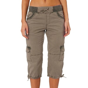 Womens Summer <b>Cropped</b> <b>Pants</b> Women Cargo <b>Pants</b> <b>Cropped</b> Trousers Harem Jogging Beam Foot Fitness Multi-pocket, outdoor <b>pants</b> - Product Image 3