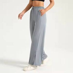 กางเกงกีฬาผ้าใบกันน้ำขนาดกลางสำหรับผู้ชาย, กางเกงกีฬาผ้าแคนวาสสำหรับผู้ชายผ้าคอตตอน100% ยืดได้ลำลองใช้ได้ทุกวันทรงตรงเรียบ - Product Image 5