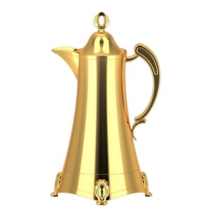 Tetera Árabe Vintage Ecológica de Acero Inoxidable con Boquilla Larga, Asa y Tapa para Uso en el Hogar, Hotel o Restaurante, India - Product Image 5