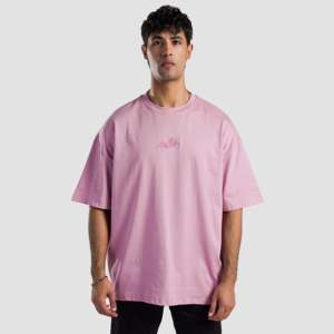 เสื้อยืด Shift (สีชมพู) ลำลอง ผ้าคอตตอนผสมสแปนเด็กซ์ 100% ระบายอากาศได้ดี ลายพิมพ์สัตว์เคลื่อนไหว ทรงสั้น กระชับรูป ปักโลโก้ - Product Image 2