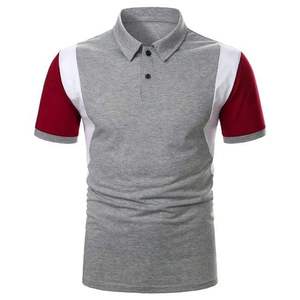 Respirant dernière mode hommes Polo t-shirt avec manches courtes/haute qualité Logo personnalisé impression coton matériel hommes Polo - Product Image 1