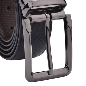 Ceinture en cuir décontractée de grande taille pour hommes avec boucle en alliage-Service OEM en cuir véritable - Product Image 6