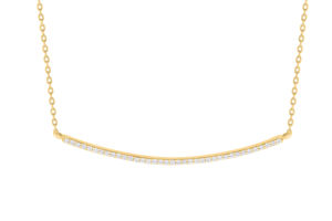 Pendentif rond élégant plaqué or 14 carats avec diamant certifié IGI, bijoux unisexes de haute qualité en pierre naturelle, vente en gros - Product Image 2