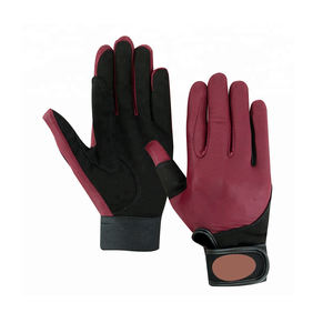 Gants d'équitation personnalisés Gants d'équitation respirants de couleur unie et durables à faible quantité minimale de commande pour unisexe - Product Image 4