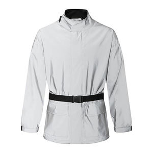 Chubasquero transpirable para adultos, venta al por mayor, chubasqueros impermeables a la moda para hombres, chaquetas largas cortavientos ligeras de nuevo diseño - Product Image 1