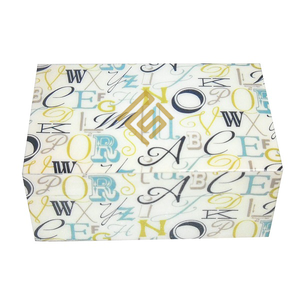 Artículo de artesanía india más vendido, caja de fregona única con logotipo personalizado, collar de hueso de cuerno, joyería, cajas cuadradas decorativas - Product Image 4