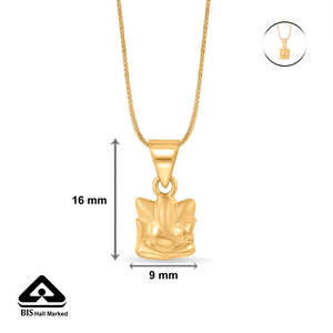 Collar con Colgante de Ganesh Sagrado en Oro - Product Image 6