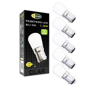 Bóng đèn LED clar-e14 1.5W 6000K màu trắng mát, lý tưởng cho máy hút mùi, tủ lạnh và máy may - Product Image 1