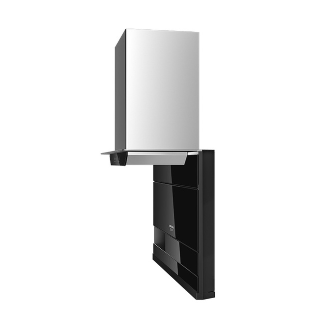 Electric App-Controlled Home Kitchen Range Hoods with Ultra-Quiet down Draft Vented Exhaust Gesture-Operated Features