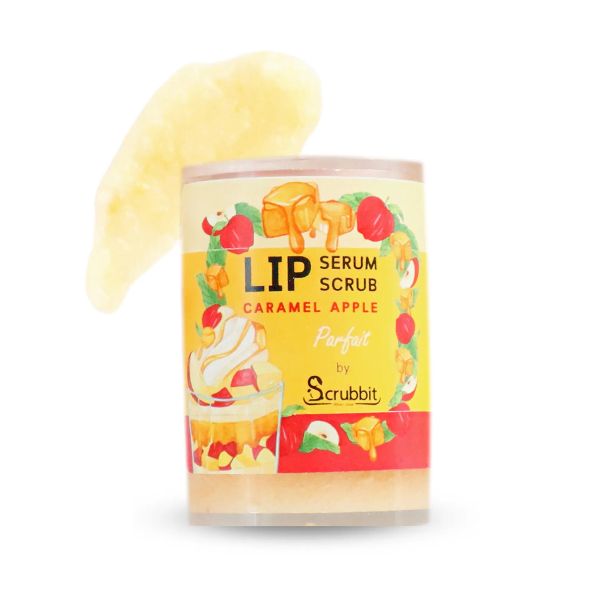 Suero exfoliante labial de fruta Natural de sabor dulce bálsamo labial Moustirzing Etiqueta Privada logotipo personalizado OEM 2 en 1 caramelo manzana Tailandia